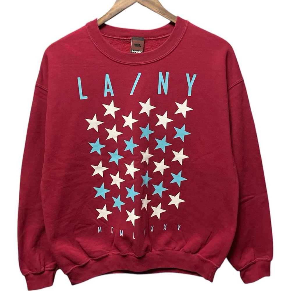 Tony Hawk Los Angeles to New York Y2K 2000s graphic skateboarding sweatshirt